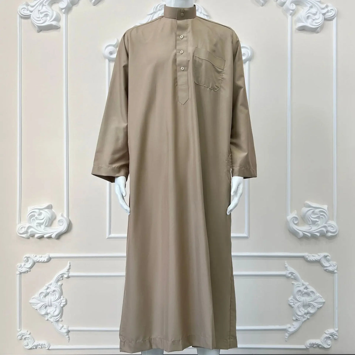 Men's White Afghan Thobe