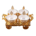 Gold Plated Candy Dry Fruit Box with Lid