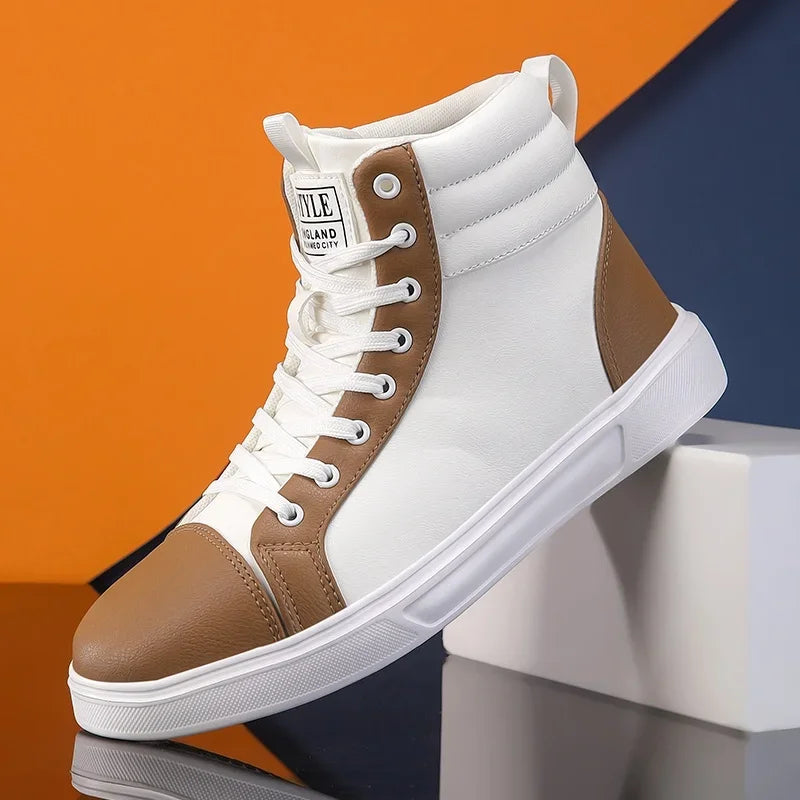 Men's High-Top Skateboarding Sneakers