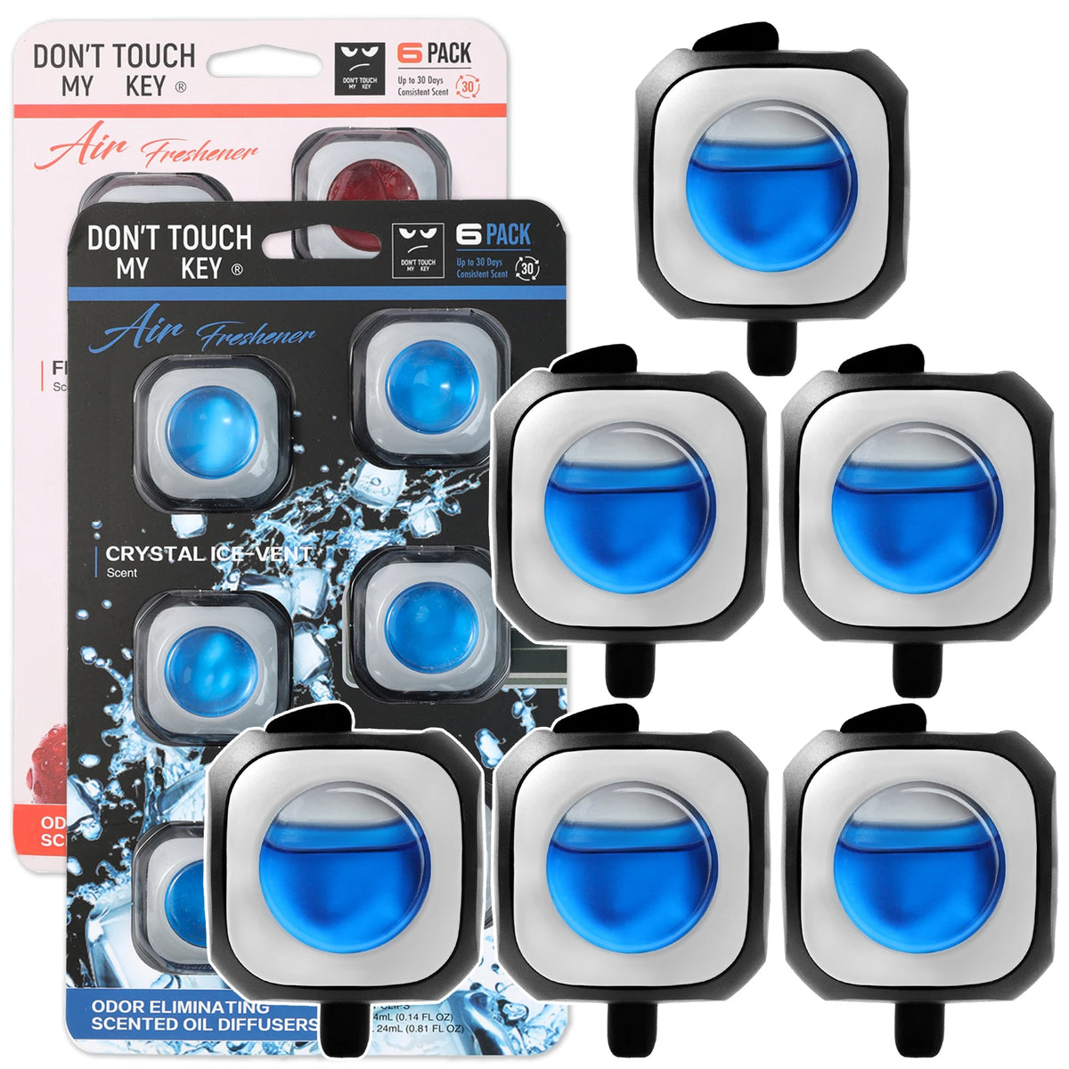 Car Air Freshener Vent Clips - 6 Pack