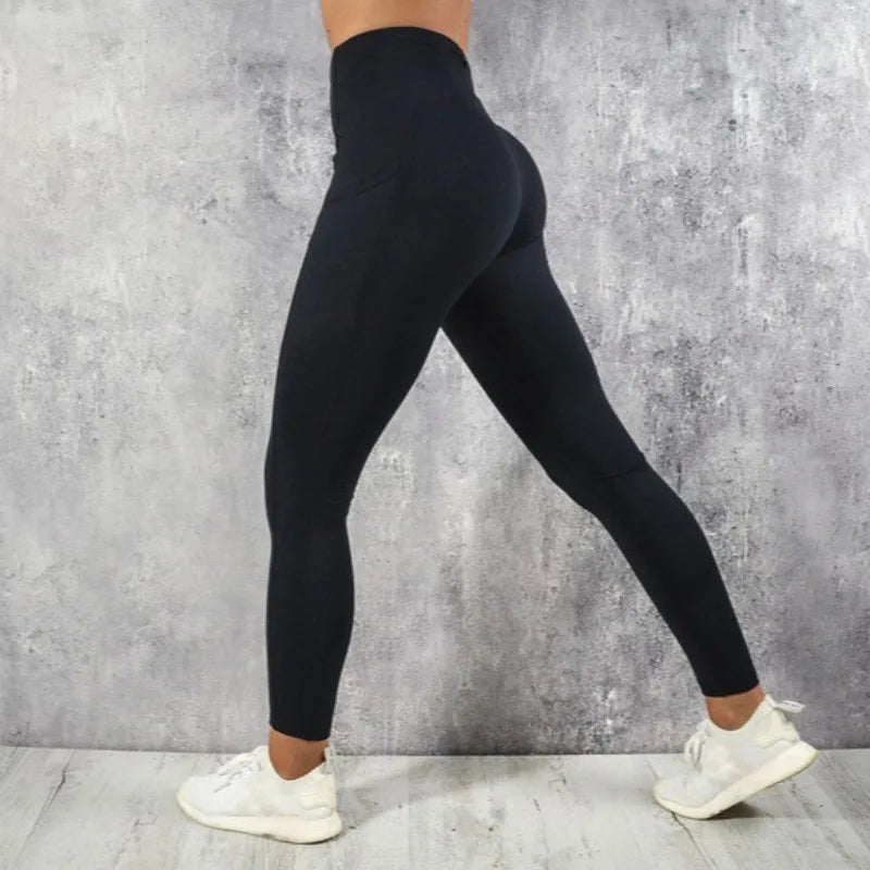 High Waist Yoga Leggings with Pockets