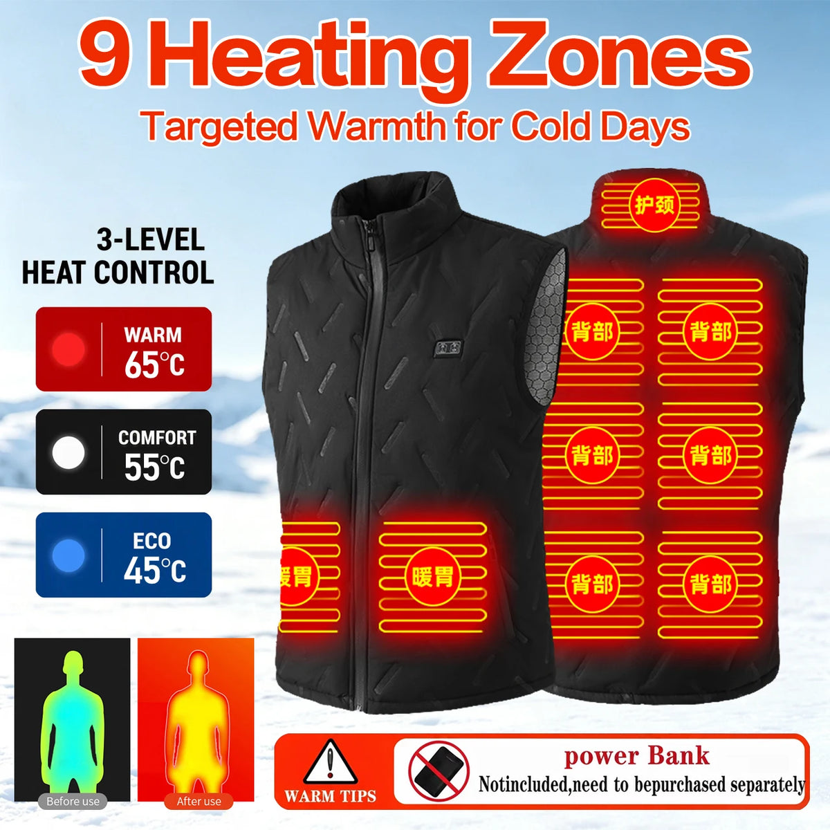 USB Heated Vest