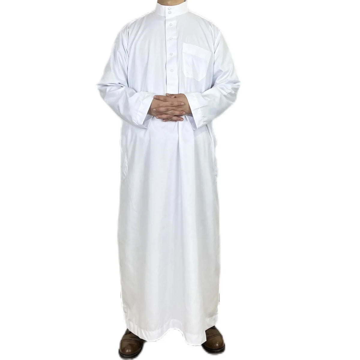 Men's White Afghan Thobe