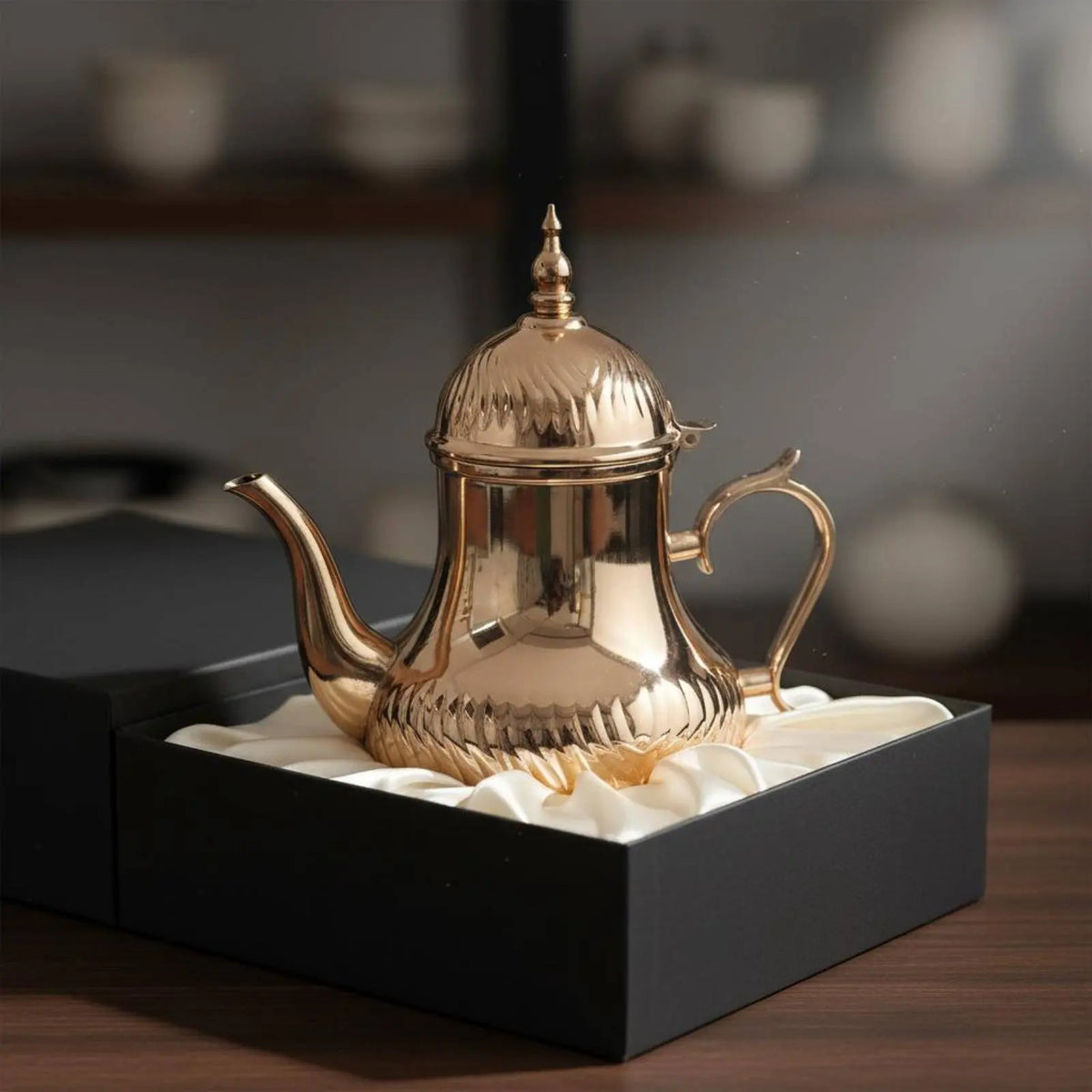 Arabic Dallah Coffee Pot - Golden
