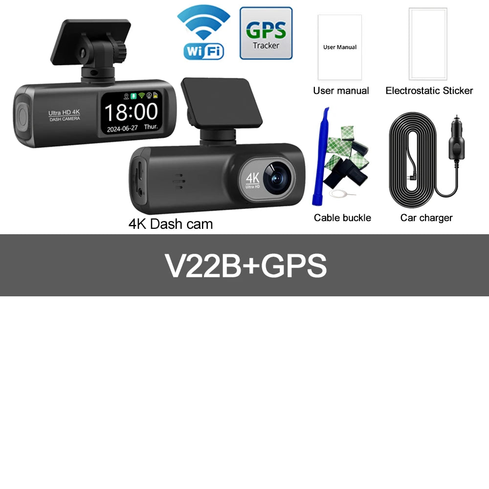 Budget 4K Front+Rear Dash Cam