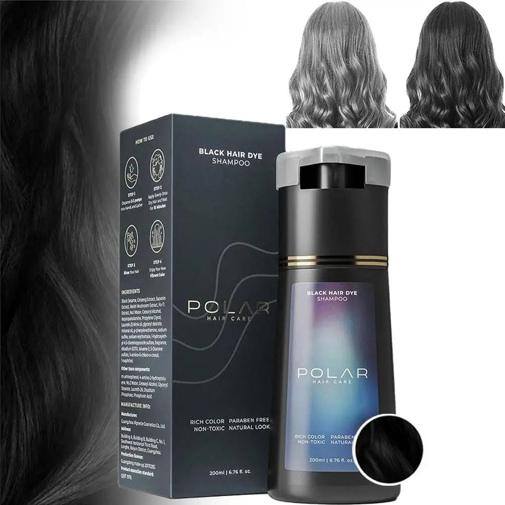 Permanent Black Hair Dye Cream