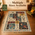 Vintage Persian Patchwork Floral Rug