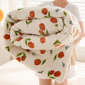Floral Sherpa Fleece Blanket