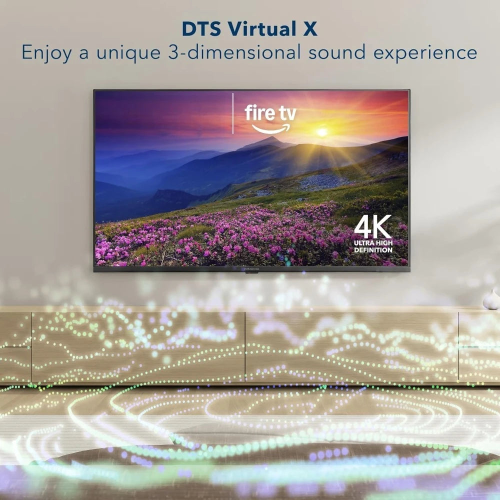 43 Inch 4K UHD Smart LED TV with Alexa Voice Remote - F50 Series