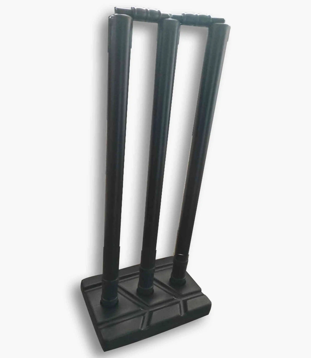 Plastic Cricket Stumps Set - 3 Stumps with Bails and Base